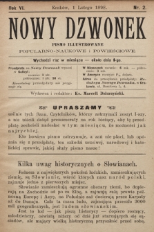 Nowy Dzwonek : pismo illustrowane popularno-naukowe i powieściowe. 1898, nr 2