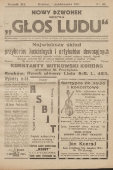 Nowy Dzwonek : przedtem „Głos Ludu”. 1911, nr 40