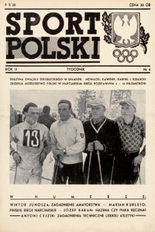 Sport Polski. 1938, nr 6