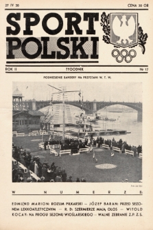 Sport Polski. 1938, nr 17
