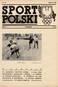 Sport Polski. 1938, nr 40