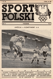 Sport Polski. 1938, nr 44