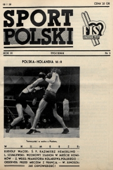 Sport Polski. 1939, nr 3