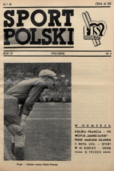 Sport Polski. 1939, nr 4