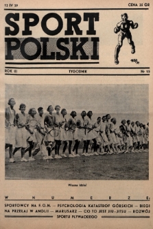 Sport Polski. 1939, nr 15