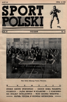 Sport Polski. 1939, nr 16