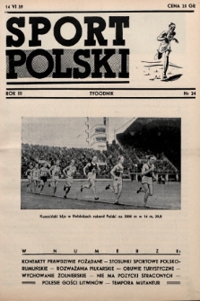 Sport Polski. 1939, nr 24