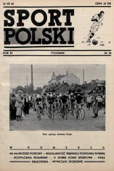 Sport Polski. 1939, nr 30