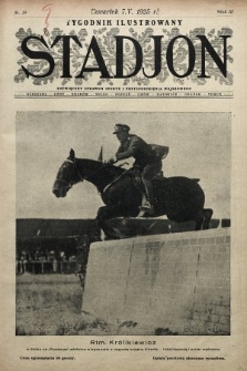Stadjon : tygodnik ilustrowany poświęcony sprawom sportu i przysposobienia wojskowego. 1925, nr 19