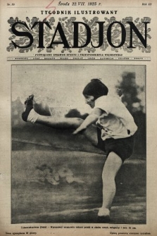 Stadjon : tygodnik ilustrowany poświęcony sprawom sportu i przysposobienia wojskowego. 1925, nr 30