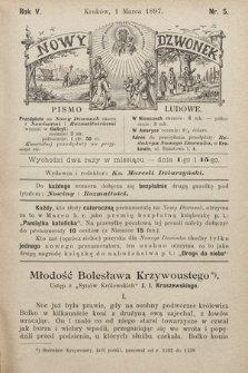 Nowy Dzwonek : pismo ludowe. 1897, nr 5