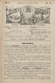 Nowy Dzwonek : pismo ludowe. 1897, nr 12