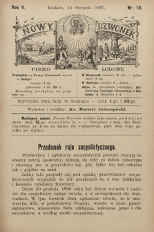 Nowy Dzwonek : pismo ludowe. 1897, nr 16