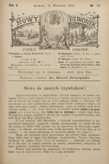 Nowy Dzwonek : pismo ludowe. 1897, nr 17
