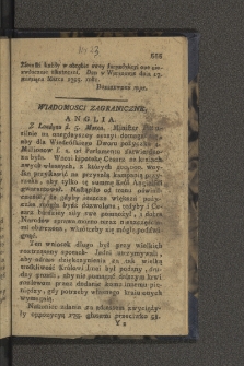 Korrespondent Warszawski y Zagraniczny. 1795, nr 23