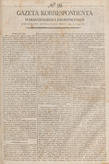 Gazeta Korrespondenta Warszawskiego i Zagranicznego. 1798, nr 56