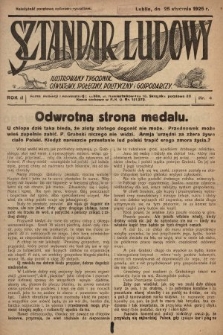 Sztandar Ludowy : ilustrowany tygodnik oświatowy, społeczny, polityczny i gospodarczy. 1925, nr 4