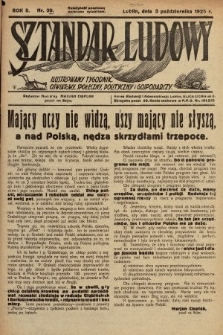 Sztandar Ludowy : ilustrowany tygodnik oświatowy, społeczny, polityczny i gospodarczy. 1925, nr 39