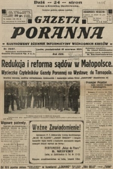Gazeta Poranna : ilustrowany dziennik informacyjny wschodnich kresów. 1931, nr 9607