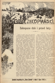 Tygodnik Zakopiański : dodatek bezpłatny do „Głosu Narodu” z dnia 5 lipca 1903, [nr 2]