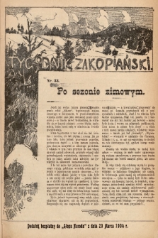 Tygodnik Zakopiański : dodatek bezpłatny do „Głosu Narodu” z dnia 20 marca 1904, nr 33