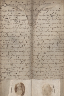 Dokument sądu ziemskiego oszmiańskiego dotyczący nadań ziemskich rodzinie Potlelów w powiecie oszmiańskim w latach 1498-1508