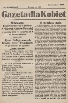 Gazeta dla Kobiet. 1926, nr 5 (związkowy)