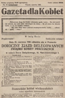 Gazeta dla Kobiet. 1926, nr 6 (związkowy)
