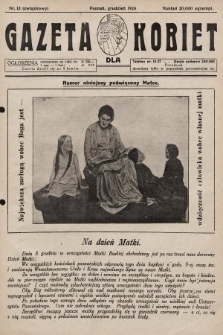 Gazeta dla Kobiet. 1926, nr 12 (związkowy)