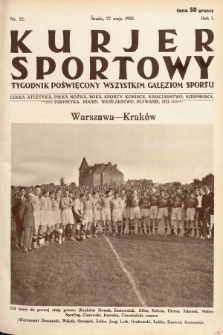 Kurjer Sportowy : tygodnik poświęcony wszystkim gałęziom sportu. 1925, nr 12