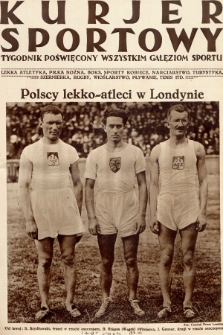 Kurjer Sportowy : tygodnik poświęcony wszystkim gałęziom sportu. 1925, nr 21