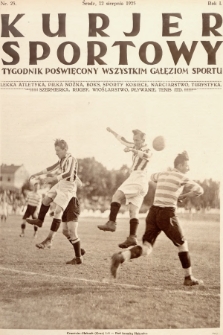Kurjer Sportowy : tygodnik poświęcony wszystkim gałęziom sportu. 1925, nr 23