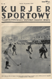 Kurjer Sportowy : tygodnik poświęcony wszystkim gałęziom sportu. 1925, nr 41