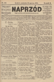 Naprzód : organ polskiej partyi socyalno-demokratycznej. 1901, nr 163