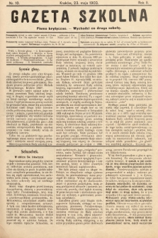 Gazeta Szkolna : pismo krytyczne. 1903, nr 10