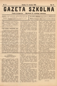 Gazeta Szkolna : pismo krytyczne. 1905, nr 9