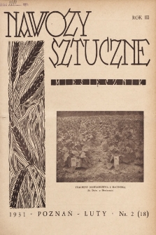 Nawozy Sztuczne. 1931, nr 2