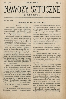 Nawozy Sztuczne. 1933, nr 3