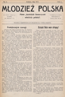 Młodzież Polska : pismo „katolickich Stowarzyszeń młodzieży polskiej". 1917, nr 5
