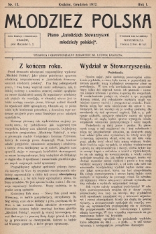 Młodzież Polska : pismo „katolickich Stowarzyszeń młodzieży polskiej". 1917, nr 12