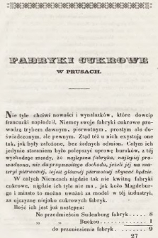 Roczniki Gospodarstwa Krajowego. R. 5, 1847, T. 10, nr 2