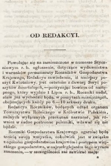 Roczniki Gospodarstwa Krajowego. R. 16, 1858, T. 32, nr [2]