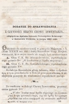 Roczniki Gospodarstwa Krajowego. R. 19, 1860, T. 40, poszyt 2