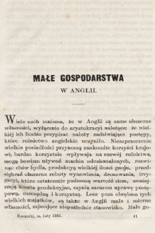 Roczniki Gospodarstwa Krajowego. R. 19, 1861, T. 42, poszyt 2