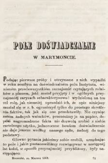Roczniki Gospodarstwa Krajowego. R. 19, 1861, T. 42, poszyt 3