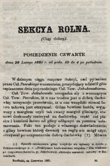 Roczniki Gospodarstwa Krajowego. R. 19, 1861, T. 43, poszyt 3