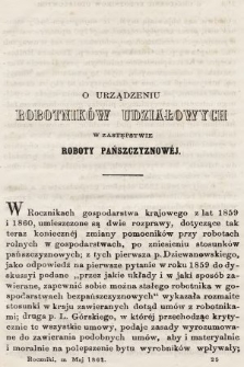 Roczniki Gospodarstwa Krajowego. R. 20, 1862, T. 47, poszyt [2]