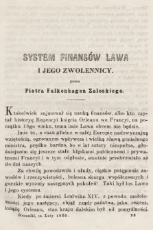 Roczniki Gospodarstwa Krajowego. R. 21, 1863, T. 50, poszyt [2]