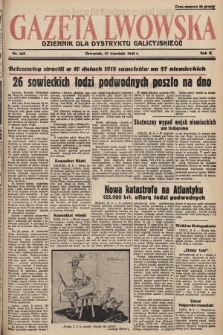 Gazeta Lwowska : dziennik dla Dystryktu Galicyjskiego. 1942, nr 218