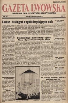 Gazeta Lwowska : dziennik dla Dystryktu Galicyjskiego. 1942, nr 246